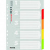 Przekładki OFFICE PRODUCTS, karton, A4, 223x297mm, 5 kart, mix kolorów