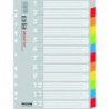 Przekładki OFFICE PRODUCTS, karton, A4, 223x297mm, 12 kart, mix kolorów