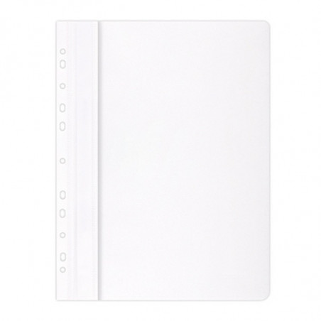 PAKIET Skoroszyt OFFICE PRODUCTS, PP, A4, miękki, 100/170mikr., wpinany, biały