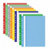 PAKIET Skoroszyt OFFICE PRODUCTS, PP, A4, miękki, 100/170mikr., wpinany, żółty