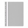 PAKIET Skoroszyt OFFICE PRODUCTS, PP, A4, miękki, 100/170mikr., wpinany, szary