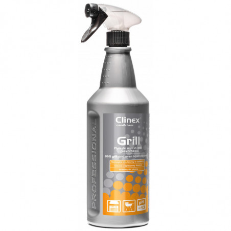 Płyn CLINEX Grill, do mycia grilli i piekarników, 1l