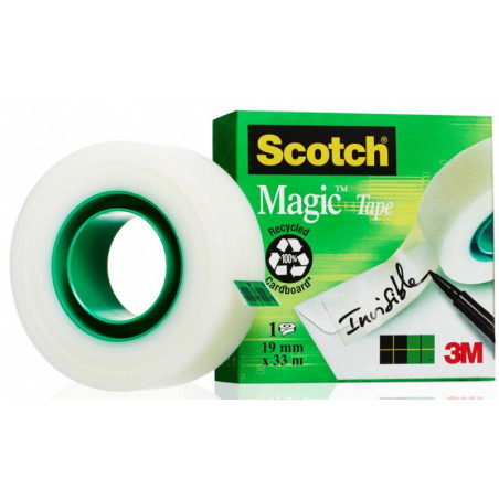 Taśma biurowa SCOTCH Magic (810), matowa, 19mm, 33m