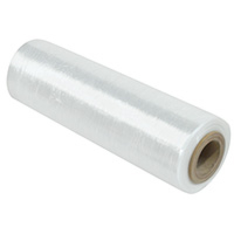 Folia stretch OFFICE PRODUCTS, ręczna, 1,2kg netto, szer. 500mm, 23mikr., transparentna