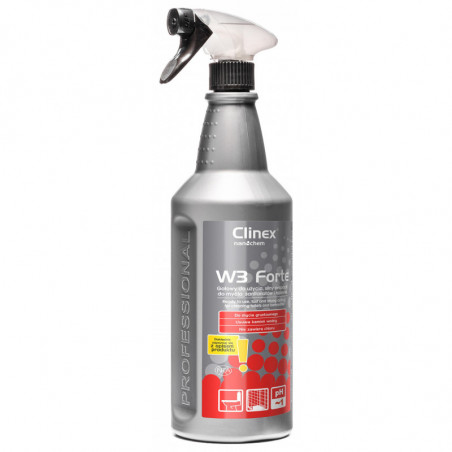 Preparat CLINEX W3 Forte, do mycia sanitariatów i łazienek, 1l