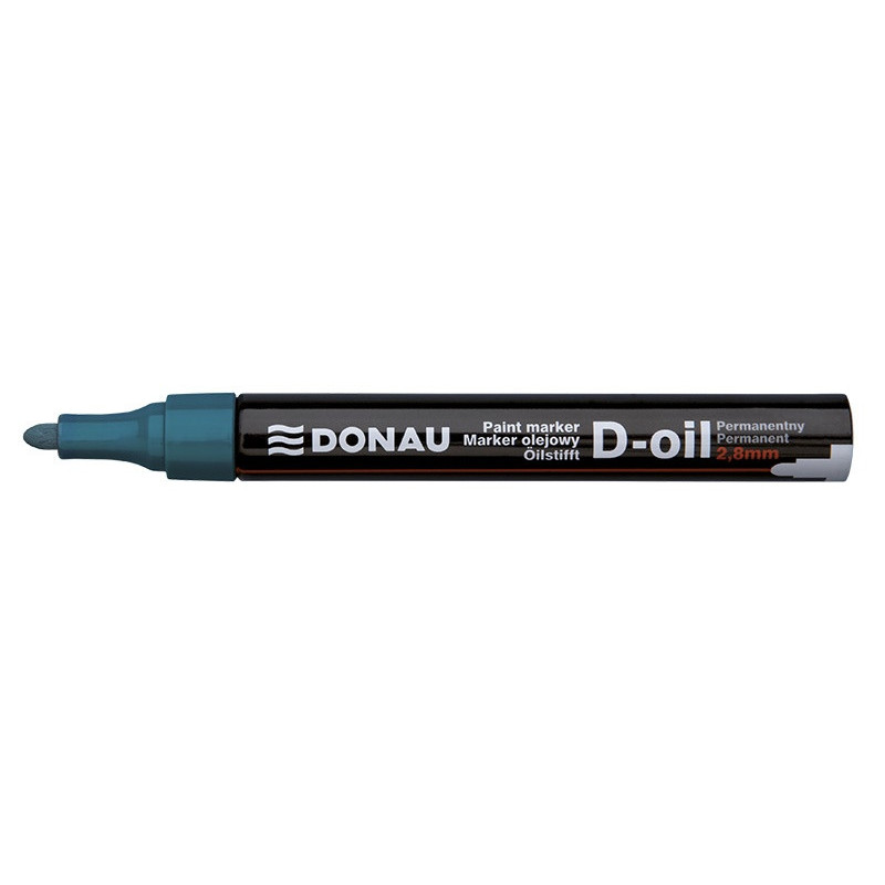 Marker olejowy DONAU D-Oil, okrągły, 2,8mm, zielony