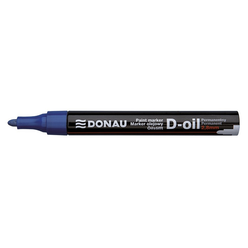 Marker olejowy DONAU D-Oil, okrągły, 2,8mm, niebieski