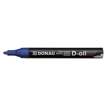 Marker olejowy DONAU D-Oil, okrągły, 2,8mm, niebieski