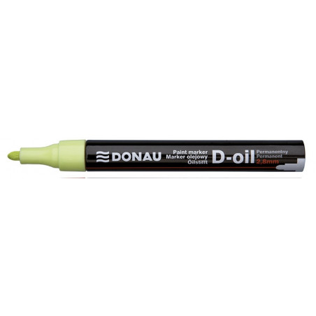 Marker olejowy DONAU D-Oil, okrągły, 2,8mm, żółty