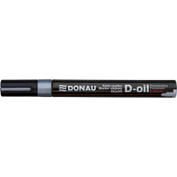 Marker olejowy DONAU D-Oil, okrągły, 2,8mm, srebrny