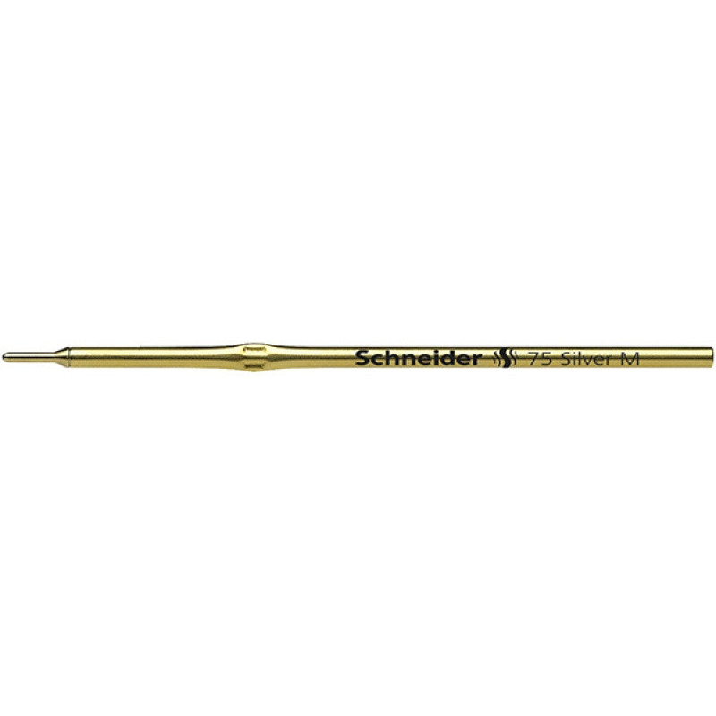 PAKIET Wkład 75 Silver do długopisu SCHNEIDER, M, format A2, srebrny