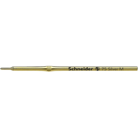 PAKIET Wkład 75 Silver do długopisu SCHNEIDER, M, format A2, srebrny