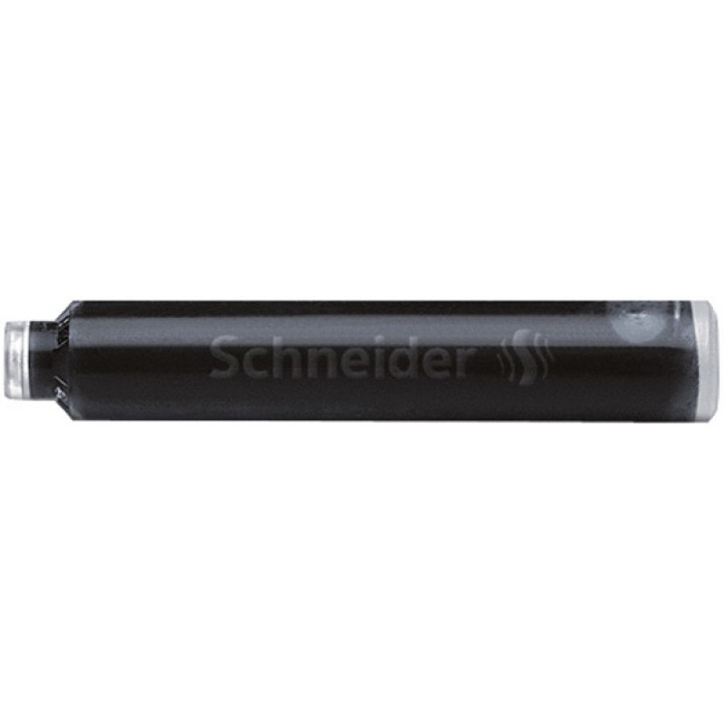 Naboje do piór SCHNEIDER, 6 szt., czarny