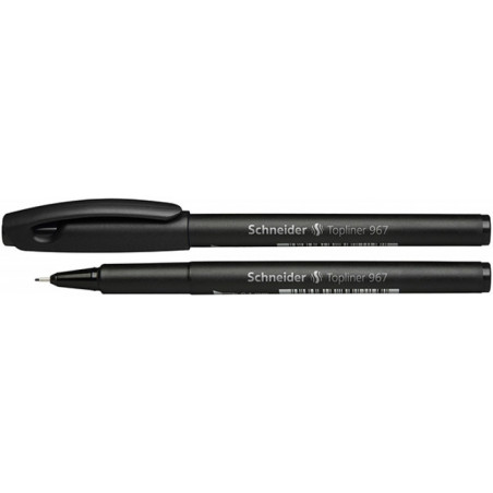 PAKIET Cienkopis SCHNEIDER Topliner 967, 0,4 mm, czarny