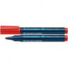 PAKIET Marker permanentny SCHNEIDER Maxx 133, ścięty, 1-4mm, czerwony