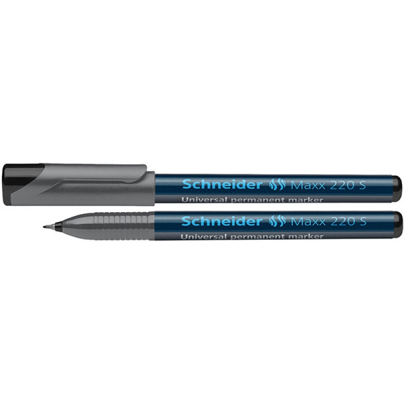 PAKIET Foliopis permanentny SCHNEIDER Maxx 220 S, 0,4mm, czarny