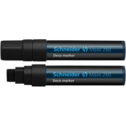 Marker kredowy SCHNEIDER Maxx 260 Deco, 5-15mm, czarny