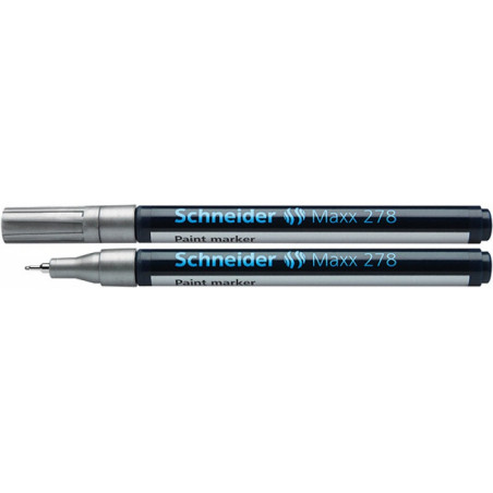 Marker olejowy SCHNEIDER Maxx 278, 0,8mm, srebrny