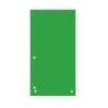 Przekładki DONAU, karton, 1/3 A4, 235x105mm, 100szt., zielone