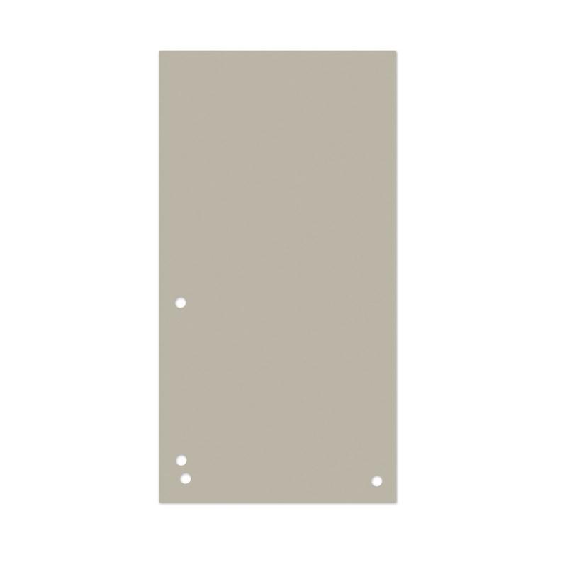 Przekładki DONAU, karton, 1/3 A4, 235x105mm, 100szt., szare