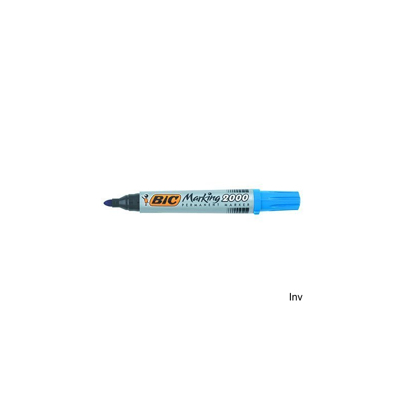 Marker permanentny BIC 2000 Ecolutions niebieski okrągła końcówka 5.4 g