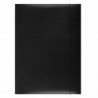 Teczka z gumką OFFICE PRODUCTS, karton/lakier, A4, 350gsm, 3-skrz., czarna