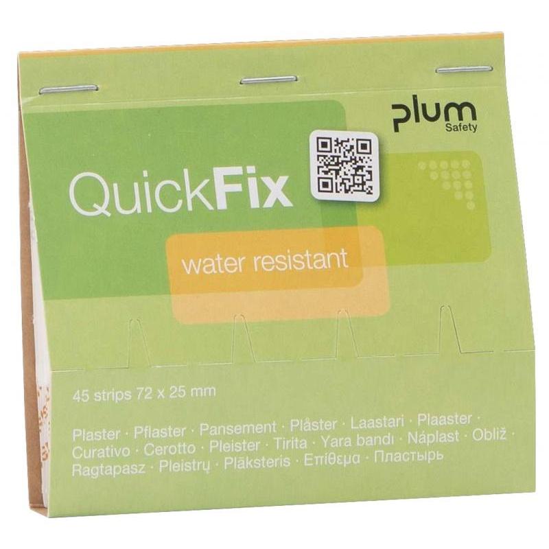 Plastry wodoodporne opatrunkowe PLUM QuickFix, wkład, 45 szt.