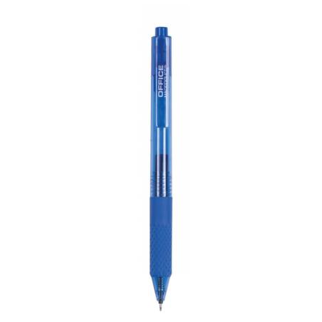 PAKIET Długopis automatyczny żelowy OFFICE PRODUCTS,gr. linii 0,25mm, dł. linii 1200m, niebieski