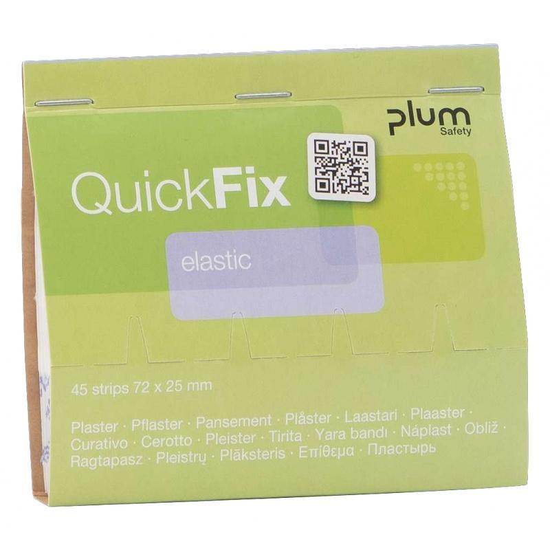 Plastry z elastycznego materiału PLUM QuickFix, wkład, 45 szt.