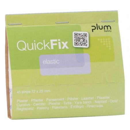 Plastry z elastycznego materiału PLUM QuickFix, wkład, 45 szt.