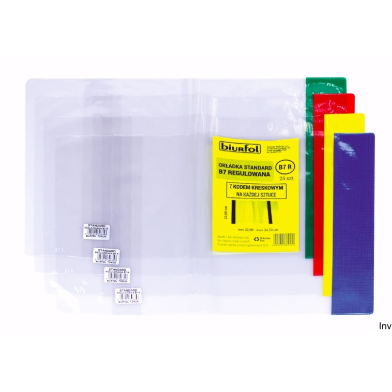 Okładka Standard E7 - 242 Regulowana do dokumentów A4 (25 sztuk) Biurfol