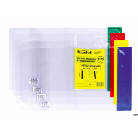 Okładka Standard E7 - 242 Regulowana do dokumentów A4 (25 sztuk) Biurfol