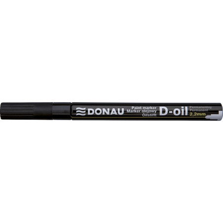 Marker olejowy DONAU D-Oil, okrągły, 2,2mm, czarny