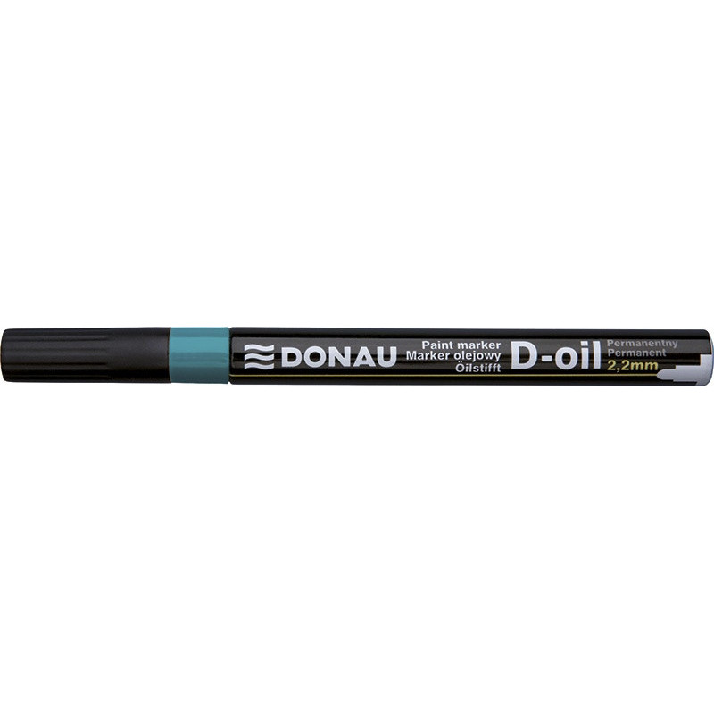 Marker olejowy DONAU D-Oil, okrągły, 2,2mm, zielony
