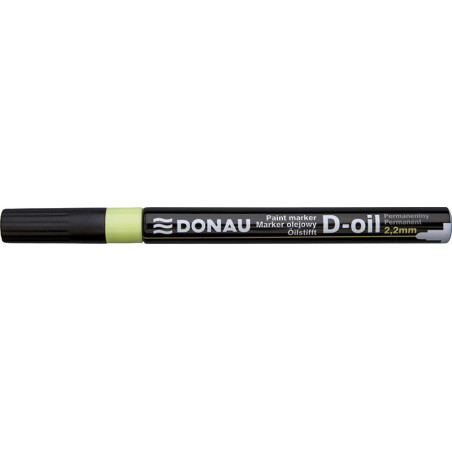Marker olejowy DONAU D-Oil, okrągły, 2,2mm, żółty
