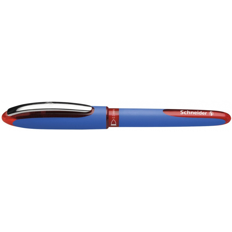 PAKIET Pióro kulkowe SCHNEIDER One Hybrid C, 0,3 mm, czerwony