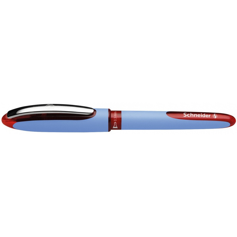 PAKIET Pióro kulkowe SCHNEIDER One Hybrid N, 0,3 mm, czerwony