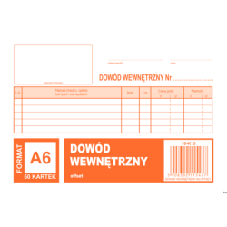 K-13 Dowód wewnętrzny A6...