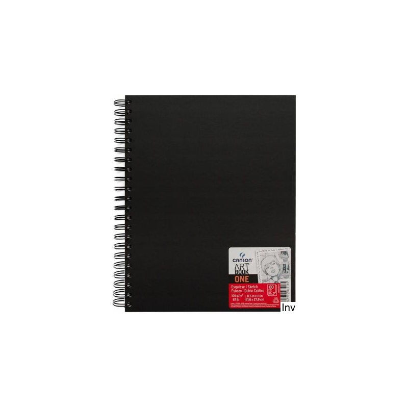 Szkicownik Canson ArtBook ONE 21,6x27,9 cm 100 g/m² 80 kart