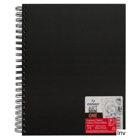 Szkicownik Canson ArtBook ONE 21,6x27,9 cm 100 g/m² 80 kart
