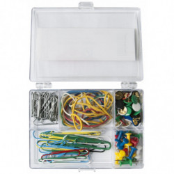PAKIET Zestaw biurowy (pinezki, gumki i spinacze) OFFICE PRODUCTS, mix 110szt.