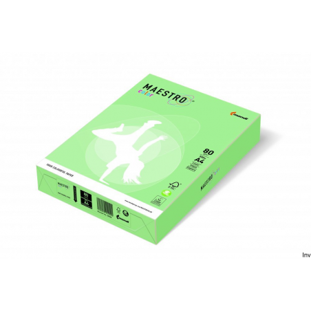 Papier xero Maestro Color A4 80 g seledynowy opakowanie 250 arkuszy