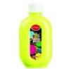 Farba plakatowa KEYROAD, Fluo, 300ml, butelka, neonowa żółta