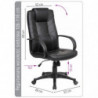 Fotel biurowy OFFICE PRODUCTS Corsica, czarny