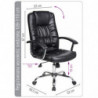 Fotel biurowy OFFICE PRODUCTS Cyprus, czarny