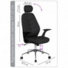 Fotel biurowy OFFICE PRODUCTS Tenerife, czarny