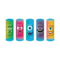 Plastry dziecięce VISCOPLAST Monsters, 2 rozmiary, 20 szt., pudełko