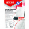 Okładki do bindowania OFFICE PRODUCTS, karton, A4, 250gsm, skóropodobne, 100szt., białe