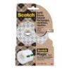 Dyspenser taśmy SCOTCH, ze stali nierdzewnej + 2x taśma Magic 19mm x 13,9m, srebrny