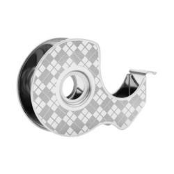 Dyspenser taśmy SCOTCH, ze stali nierdzewnej + 2x taśma Magic 19mm x 13,9m, srebrny